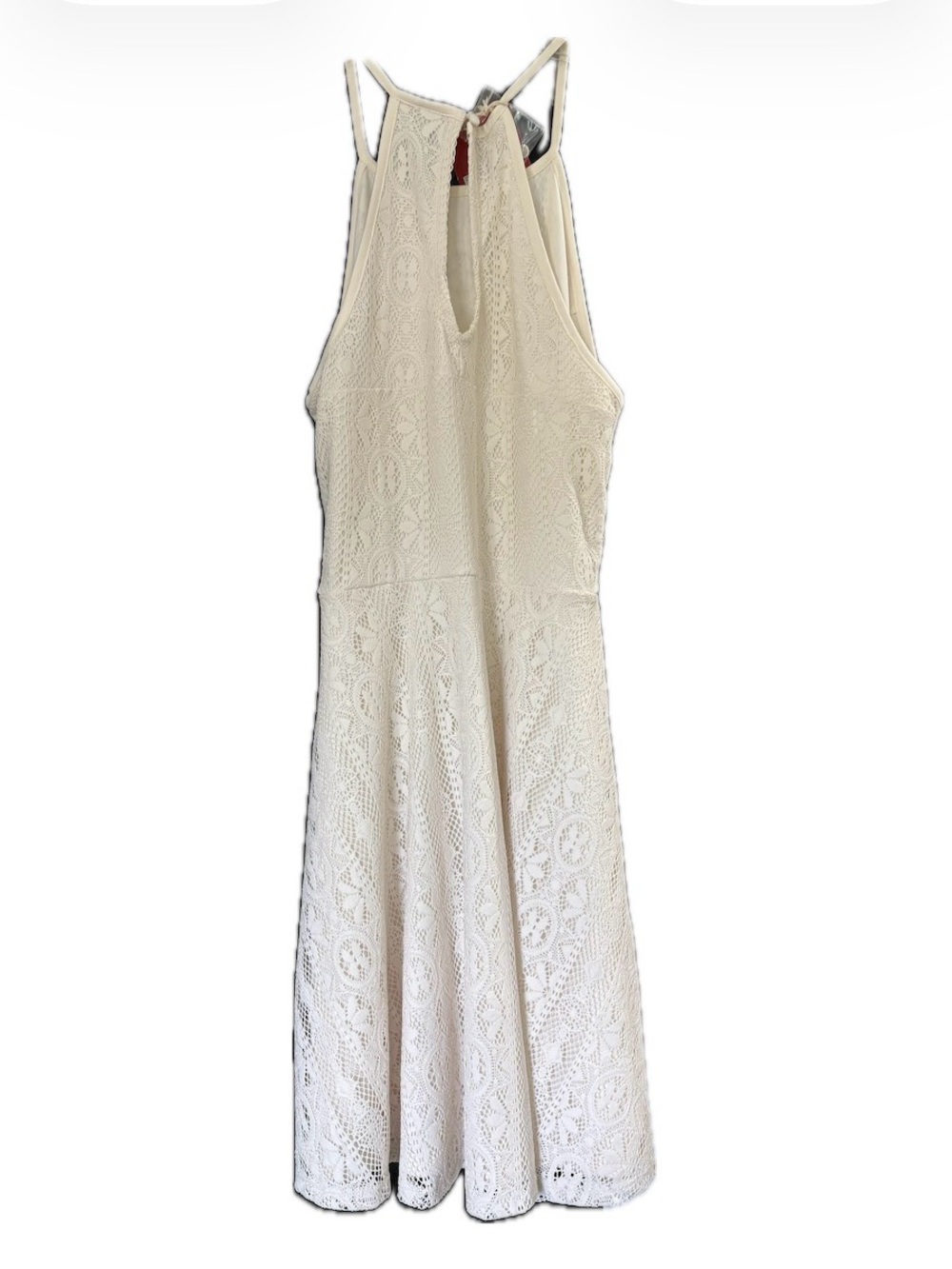 NWT Mossimo Supply Co. Cream Lace Skater Dress | Size Large - Picture 3 of 5